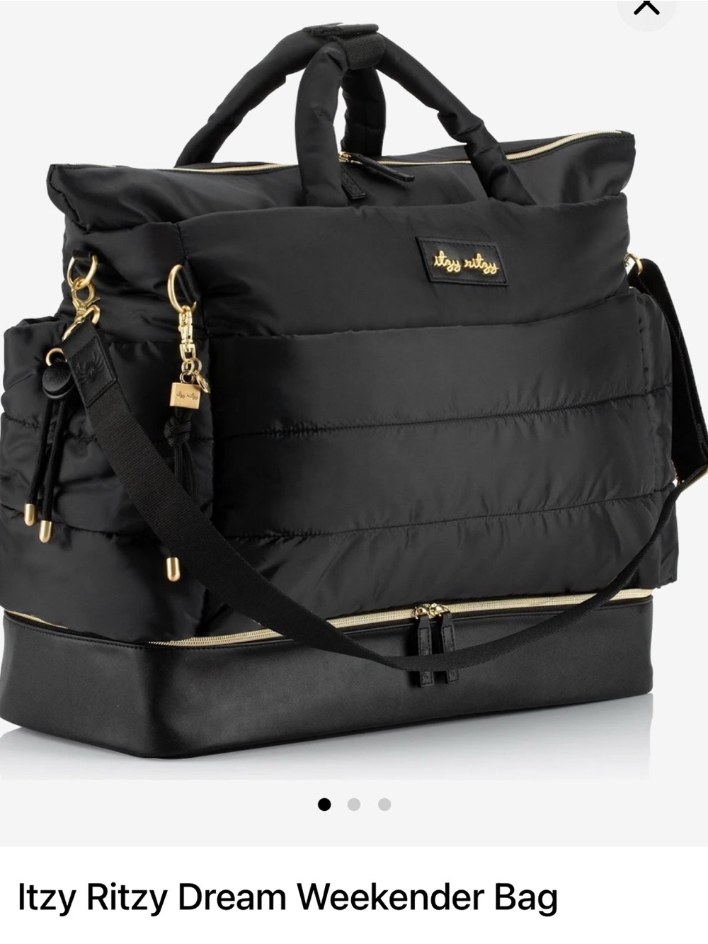 Itzy Ritzy Dream Weekender Bag MAUVE